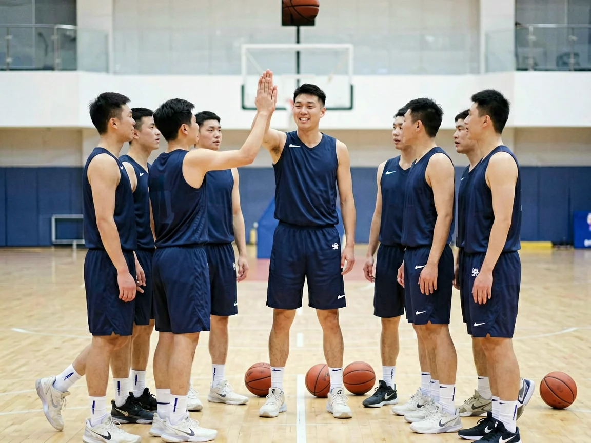 篮球赛前热身，小瓦格纳NBA总决赛